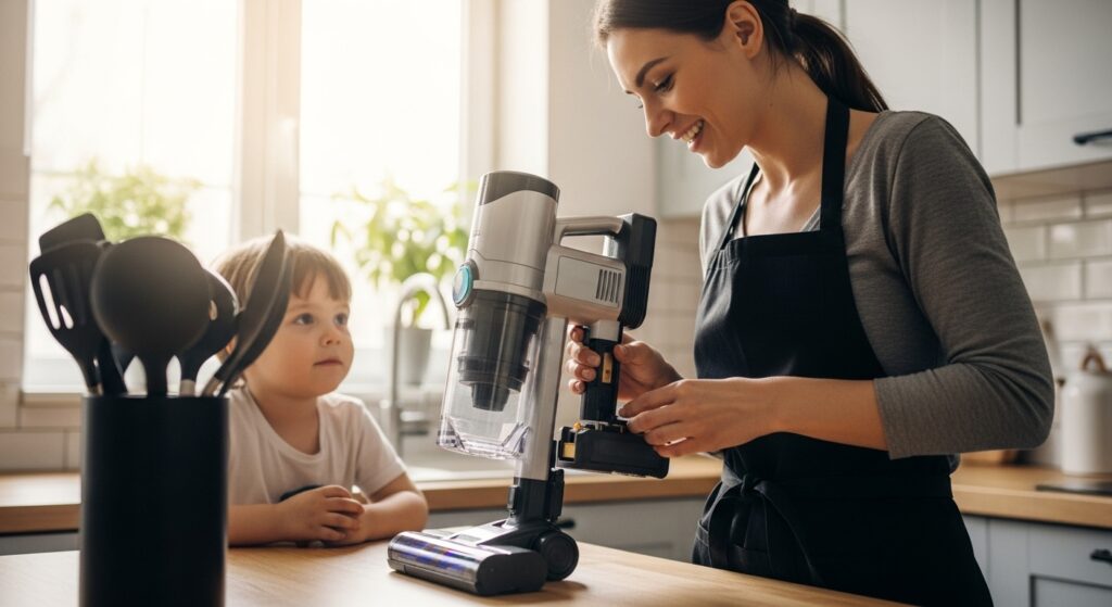 Wechselakku Haushalt Anwendung