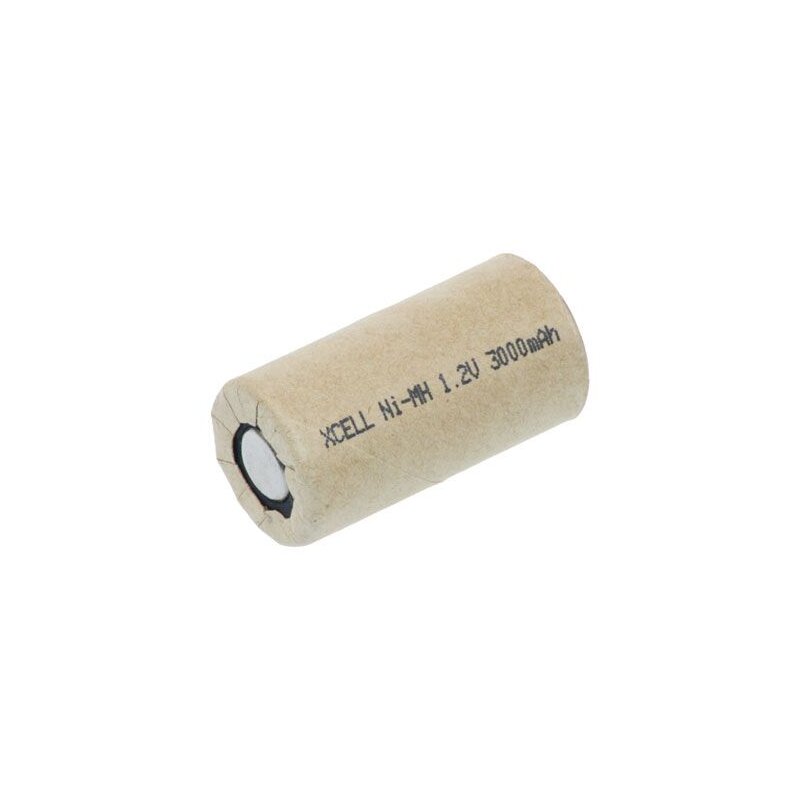 XCell - X3000SCR/PP - SC3000 - Sub C - 1,2 Volt 3000mAh Ni-MH - Highpower