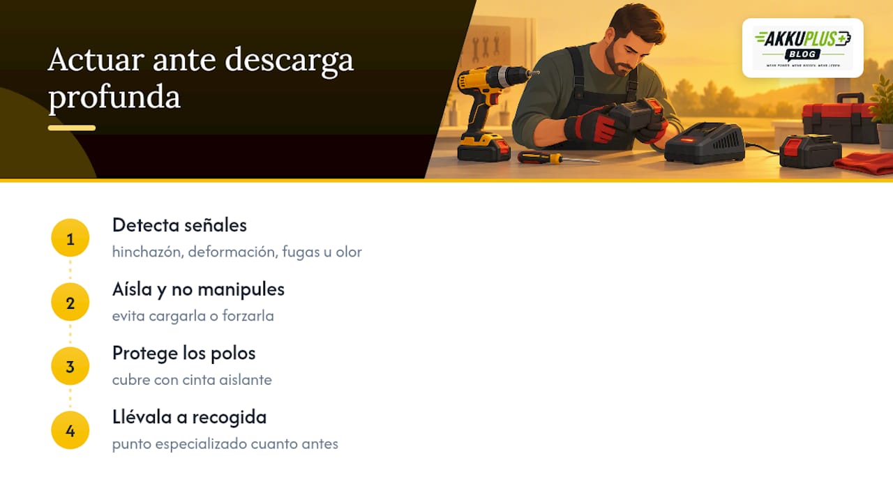 Pasos para aislar una batería defectuosa